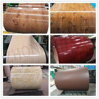 Acero galvanizado prepintado Todos los colores RAL PPGI PPGL bobinas de acero con certificación ISO9001 clientes Muestras Color