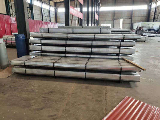 Techo de chapa galvanizada de 0,8 mm de grosor para estructuras resistentes y resistentes