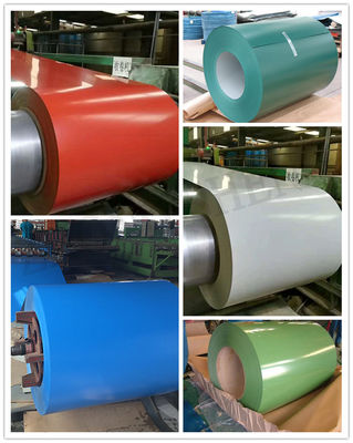 Estándar ASTM Prepintado Galvanizado PPGI PPGL Rollo de acero recubierto de color para láminas de techo Sirm Certificado