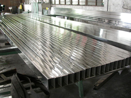 Tubos de acero inoxidable galvanizados de 1,2 mm y 1,5 mm de espesor huecos para servicio de soldadura