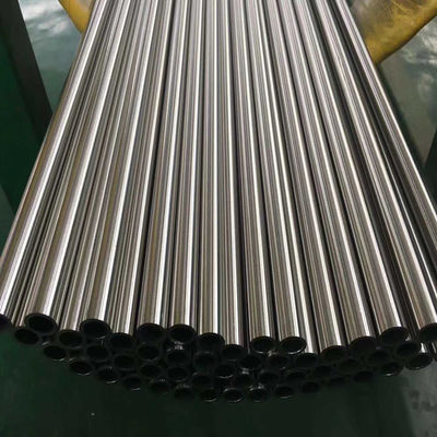 Línea de soldadura ERW estándar JIS Tipo 2205 2507 304L 316L 904L Tubo de acero inoxidable duplex sin costuras para intercambiadores de calor
