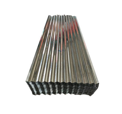 Hoja de techo GI 0.22-0.25mm Galvanizado Galvalume Prepintado de color recubierto corrugado acristalado Trapezoidal Acero Techo de techo