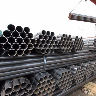Alta demanda ASTM A53 A36 Programa 40 tubo de acero al carbono con soldado en negro y certificado ISO9001