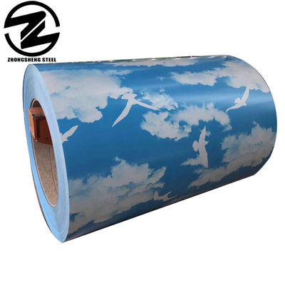 Prepintado bobina de acero galvanizado Ral9016 Ral9003 Ral9010 Completo duro para materiales de construcción Alta dureza