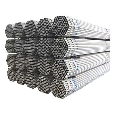 Tubo de acero galvanizado de 4 mm de espesor A53 para el uso en forma redonda y en el horario 10