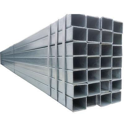 Tubo de acero redondo galvanizado en caliente para secciones de construcción Forma cuadrada GB/T 13793-2001