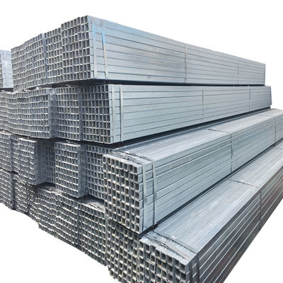 Tubo de acero redondo galvanizado en caliente para secciones de construcción Forma cuadrada GB/T 13793-2001
