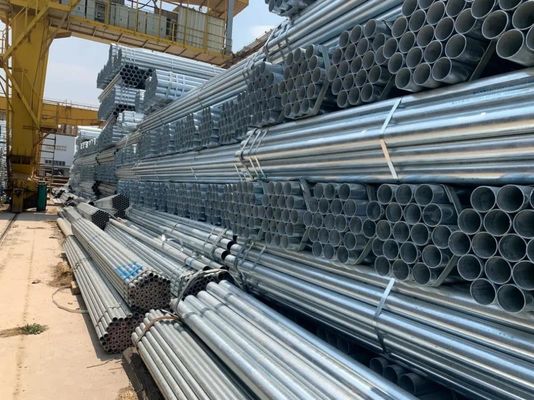 Servicio de soldadura de tuberías API Fabricación de tuberías galvanizadas redondas de 3,5 mm y 2,5 mm de espesor para edificios