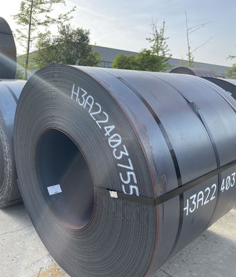 Q235b Q345b Q355b Astm A36 Acero al carbono laminado en caliente Hoja de acero laminado en caliente HRC bobina de la piel Sí y soplado de arena superficial