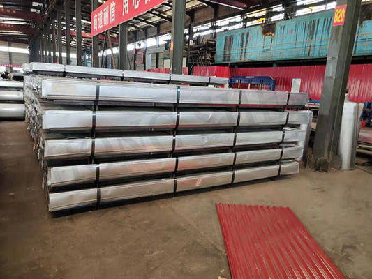 Término FOB CIF CFR EXW Zinc recubierto GI Techo galvanizado Hoja de placa corrugada 0,3 mm 0,5 mm 1,0 mm espesor Tamaño personalizado