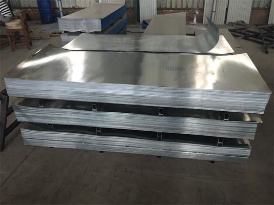 Hoja de acero galvanizado 0,35 mm 0,45 mm 0,5 mm de espesor con técnica de laminado en frío y 30-275 g/m2 de recubrimiento con zinc