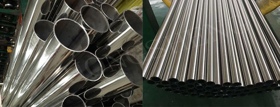304 201 316 8K 2B 2D Polishing de superficie de tubería de acero inoxidable sin costura con 0,8-12,75 mm de espesor y recubrimiento galvanizado