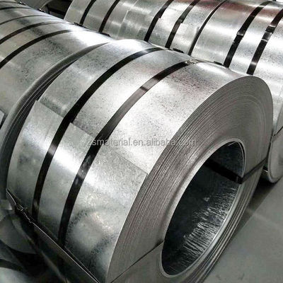 Desenrollamiento de bobinas de acero galvanizado SGCC DX51D con superficie engrasada y servicio de procesamiento en espesor de 2,5 mm, 2,8 mm y 3,0 mm