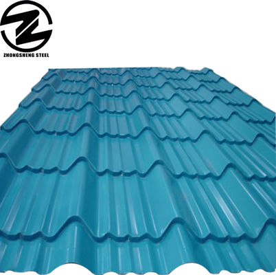 Soporte de construcción de hormigón Ral9001 Plata de techo de acero galvanizado revestido de color azul para peso ligero