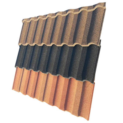 Materiales colores personalizados Pvc Hoja de techo de resina sintética de 0,5 mm de espesor Techo de madera con revestimiento de piedra con revestimiento de metal