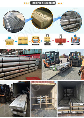Hoja de techado de la IG BWG 34 Bhushan Regular Spangle Galvanizado Corrugado ISO Estampado longitud 1 12m o según lo solicitado por el cliente