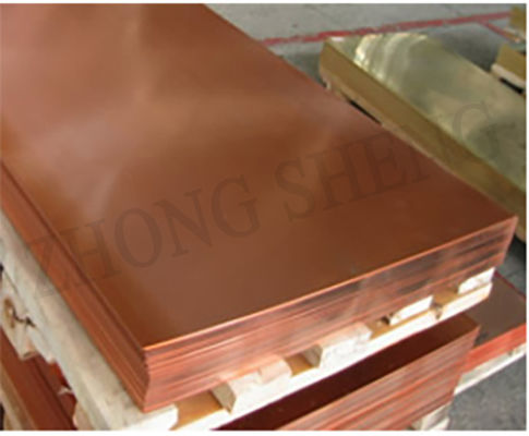 Hoja de cobre de 3 mm de espesor 8 x 4 pies ASTM C18150 C18200 C17200 C1720 de material primario y no aleación para productos
