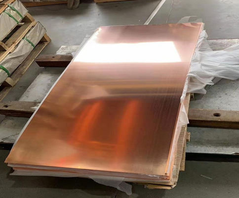 99% Cu soldadura 0,05 mm-1 mm espesor 4x8 hojas de cobre con servicio de procesamiento y asequible