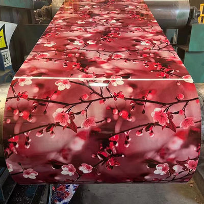 3d Madera Ppgl Hoja Ppgi bobinas de acero prepintado bobina de acero galvanizado de molino RALLonga de color según las necesidades del cliente