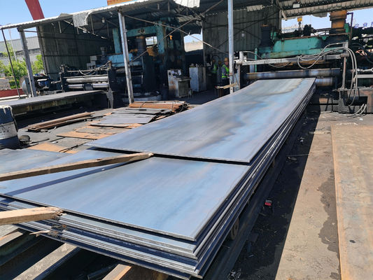 Superficie negra acero Ms laminado en caliente SS400 Q235B Q355 A36 Q275 chapa de hierro chapa de acero al carbono para la fabricación de tuberías Tolerancia ± 1%