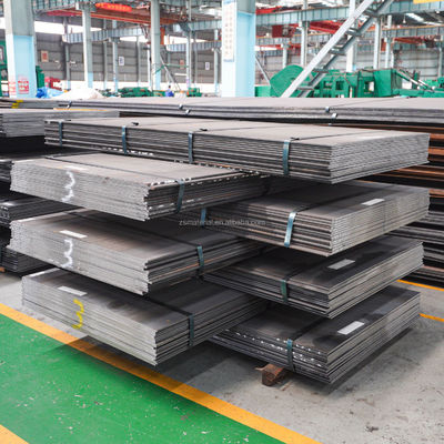 Superficie negra acero Ms laminado en caliente SS400 Q235B Q355 A36 Q275 chapa de hierro chapa de acero al carbono para la fabricación de tuberías Tolerancia ± 1%