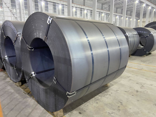 Aplicación bobina de acero al carbono laminada en caliente Q235B S235JR 0,8 mm a 20 mm para la industria de la construcción Tecnología de la industria de la construcción laminada en frío