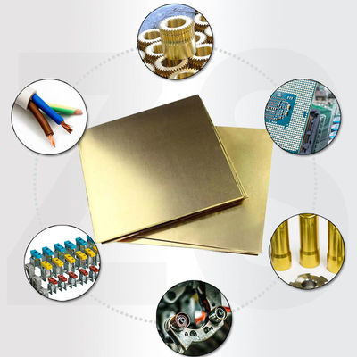 Superficie pulida 0.5mm Hoja laminada revestida de cobre para placa de PCB Venta de cátodo de cobre 3mm Hoja de latón 4x8