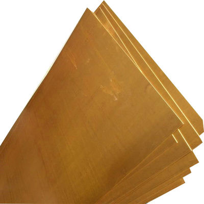 Superficie pulida 0.5mm Hoja laminada revestida de cobre para placa de PCB Venta de cátodo de cobre 3mm Hoja de latón 4x8