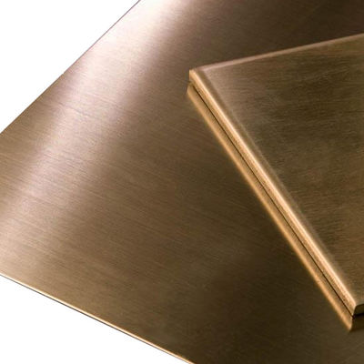 Superficie pulida 0.5mm Hoja laminada revestida de cobre para placa de PCB Venta de cátodo de cobre 3mm Hoja de latón 4x8