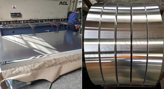 Envase de aluminio laminado en frío aleación de aluminio 1200 Envase de aluminio 3005 H14 Envase de aluminio 3A21 H18 con servicio de procesamiento por perforación