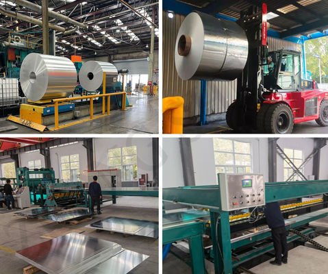 Envase de aluminio laminado en frío aleación de aluminio 1200 Envase de aluminio 3005 H14 Envase de aluminio 3A21 H18 con servicio de procesamiento por perforación