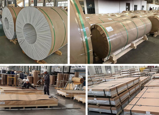 Envase de aluminio laminado en frío aleación de aluminio 1200 Envase de aluminio 3005 H14 Envase de aluminio 3A21 H18 con servicio de procesamiento por perforación