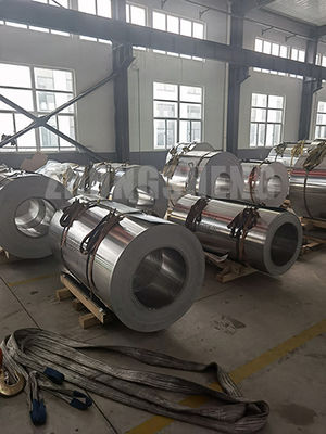 Q195/Q235/Q235b bobina de acero para 1100 6 pulgadas 0,7 mm 0,8 mm 1,0 mm de espesor Alcantarilla de aluminio y material duradero