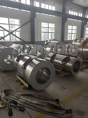 Q195/Q235/Q235b Grado 3003 bobina de aluminio reflectante 0,12 mm 0,14 mm de espesor con superficie revestida galvanizada