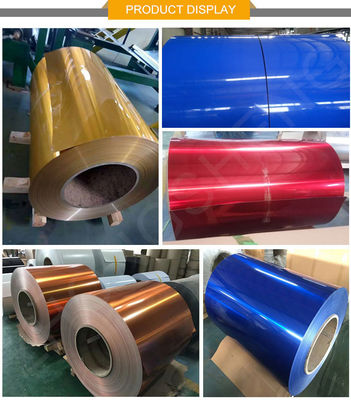 Prime 1100 3003 Bobina de aluminio recubierta de color PVDF de madera de piedra con tolerancia ± 1% y color personalizado