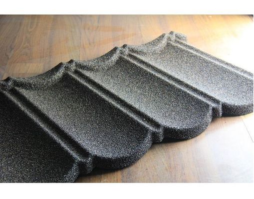 Tejas de techo de aluminio y zinc de acero y piedra 0.2*420*1340 Tejas de techo de metal recubiertas de piedra para protección contra todo tipo de condiciones climáticas