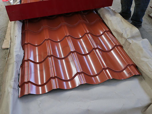 Hoja de techo de zinc corrugado de 8 pies para edificios recubrimiento de primeras 8-30/5-30um Servicio de flexión incluido