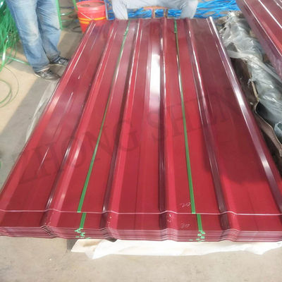 Hoja de techo de zinc corrugado de 8 pies para edificios recubrimiento de primeras 8-30/5-30um Servicio de flexión incluido
