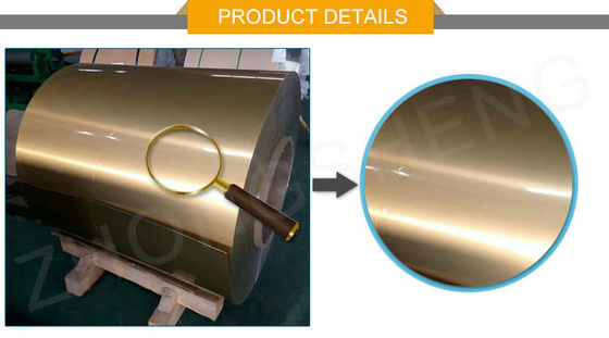 Bobina de aluminio recubierta de color para construcciones 6000 7000 0,8 mm 1,0 mm de espesor Superficie de color personalizada