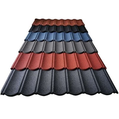 Término FOB CIF CFR Techo revestido de metal con revestimiento de piedra Ancho de la hoja de azulejos de aluminio a pedido Materiales de techado de zinc de aluminio