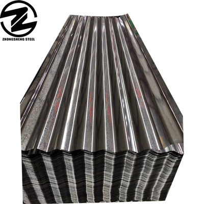 0.6mm 0.8mm 1.2mm Z80g Z100g Gi Hoja de acero recubierta de zinc Industria de la construcción Hoja de techo corrugado de acero galvanizado
