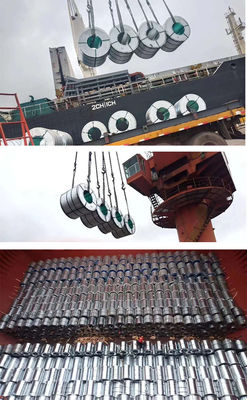 RAL5012 RAL1014 caliente 0,35 0,4 0,5 espesor de color recubierto prepintado galvanizado bobina de acero PPGI con técnica de laminado en frío