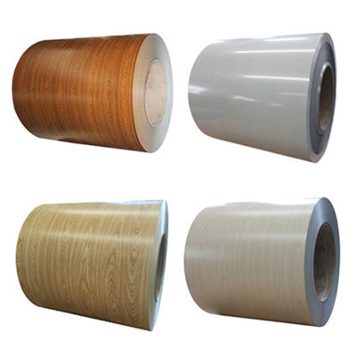 Bobina de acero recubierta de color blanco bobina de metal galvanizado 3-8 toneladas peso de bobina 100-1250mm ancho para valla