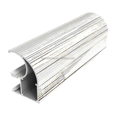 Perfiles de aluminio de grado galvanizado personalizados de ingeniería de precisión para aplicaciones industriales y comerciales versátiles