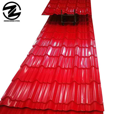 Primer Coating 8-30/5-30um PPGI Hojas de techo de metal de color Durable y vibrante para construcciones elegantes