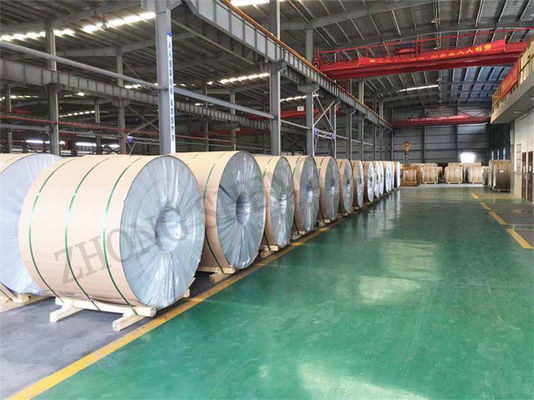 Rollo redondo de aluminio de 78 mm y 15 pulgadas para canaletas ASTM 8011 Cintas de aluminio recubiertas de plata grado A1050