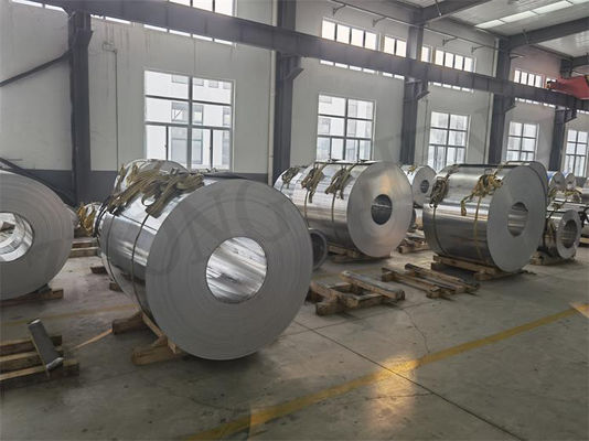 Rollo redondo de aluminio de 78 mm y 15 pulgadas para canaletas ASTM 8011 Cintas de aluminio recubiertas de plata grado A1050