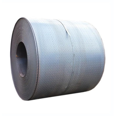 Placa de verificación de acero suave laminada en caliente ASTM a36 ss400 q235 de 2,5 mm y 3,5 mm para el servicio de procesamiento de láminas de suelo