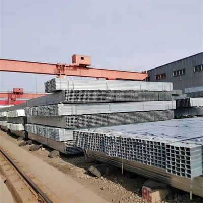 Tubo de acero cuadrado de ERW Tamaños estándar Tubo de acero galvanizado revestido con zinc de 4 pulgadas para no aleación a FOB CIF EXW CFR