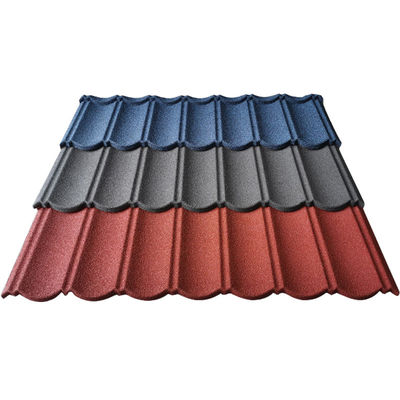 Casas modernas y tradicionales Ecológicas Tejas de piedra de color resistentes a la intemperie con acero de aluminio y zinc